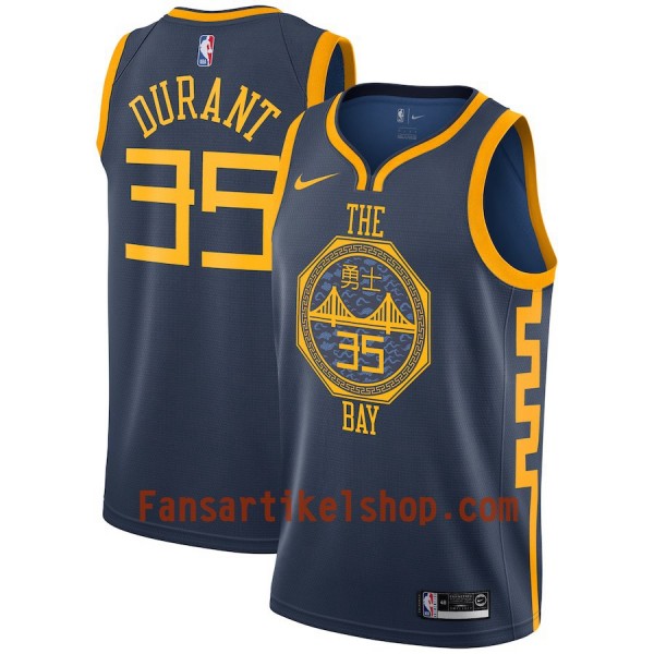 Golden State Warriors Trikot Kevin Durant 35 2018-19 Nike City Edition Navy Swingman - Herren Golden State Warriors Trikot Kevin Durant 35 2018-19 Nike City Edition Navy Swingman - Herren